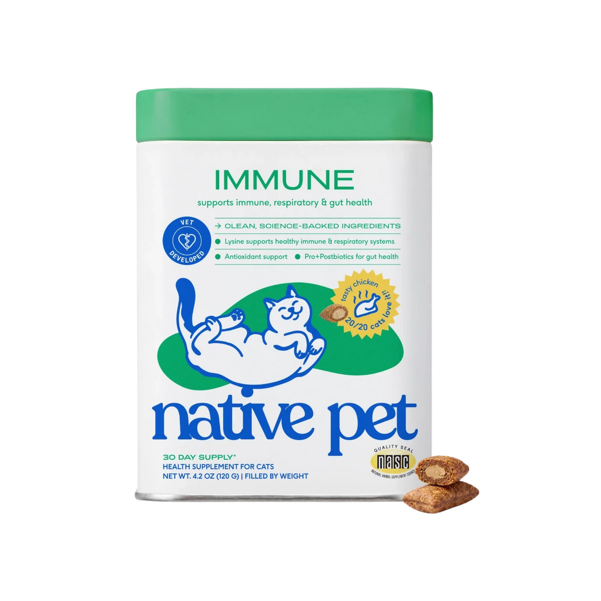 Native Pet Immune for Cats, 4.2oz