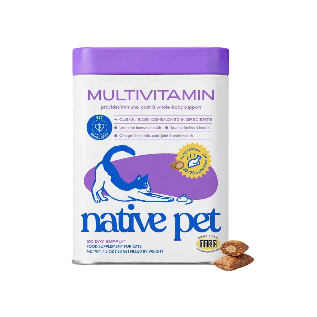 Native Pet Multivitamin for Cats, 4.2oz