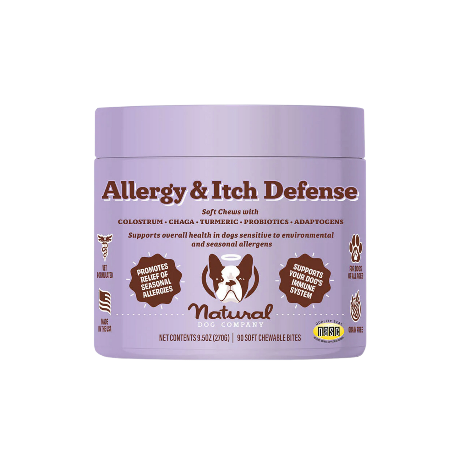Natural Dog Allergy & Itch Defense