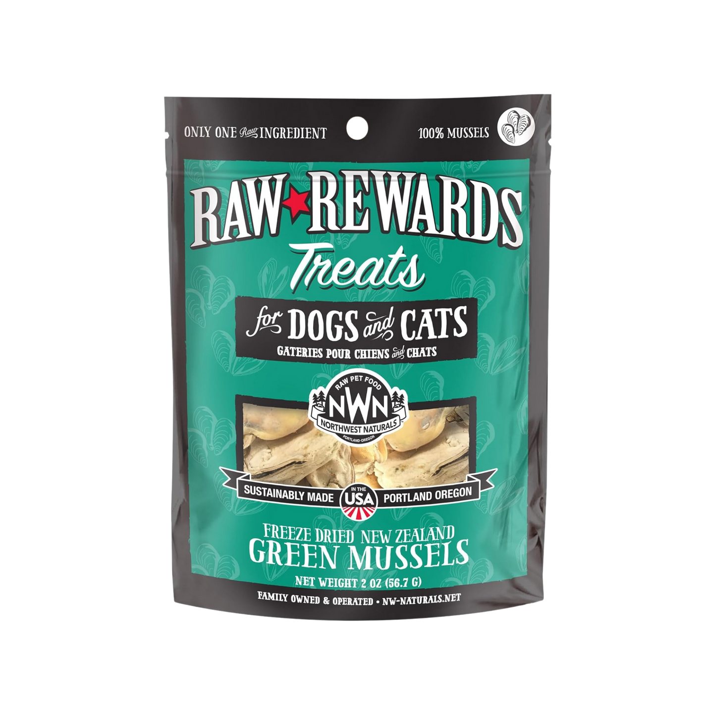 Northwest Naturals Raw Rewards Freeze-Dried Treats for Dogs & Cats