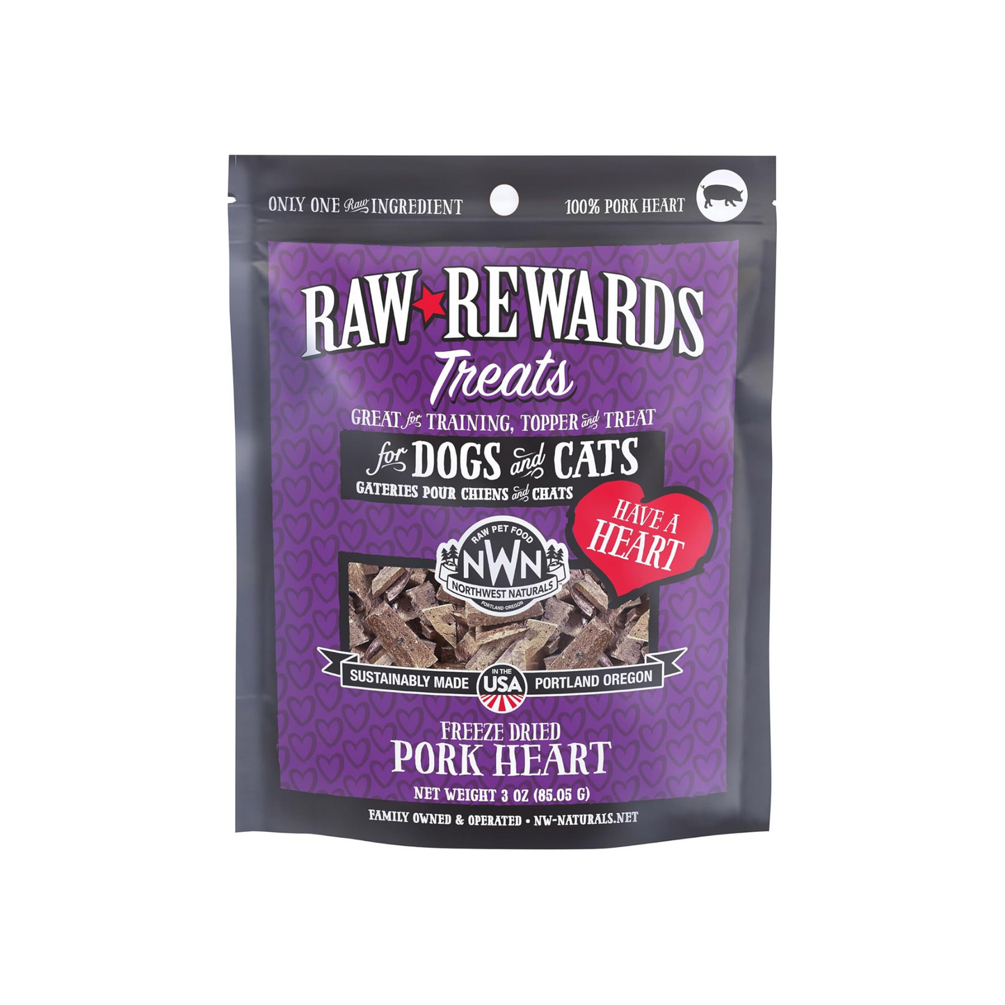 Northwest Naturals Raw Rewards Freeze-Dried Treats for Dogs & Cats