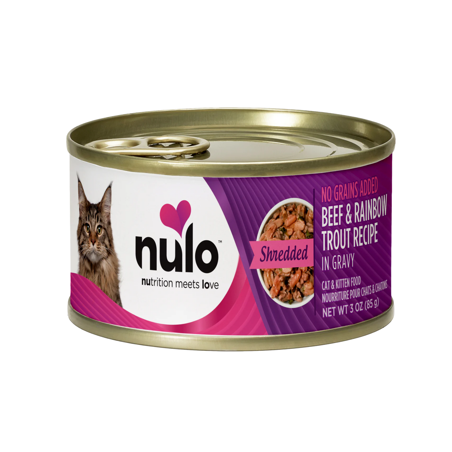 Nulo Shredded Beef & Rainbow Trout Recipe In Gravy