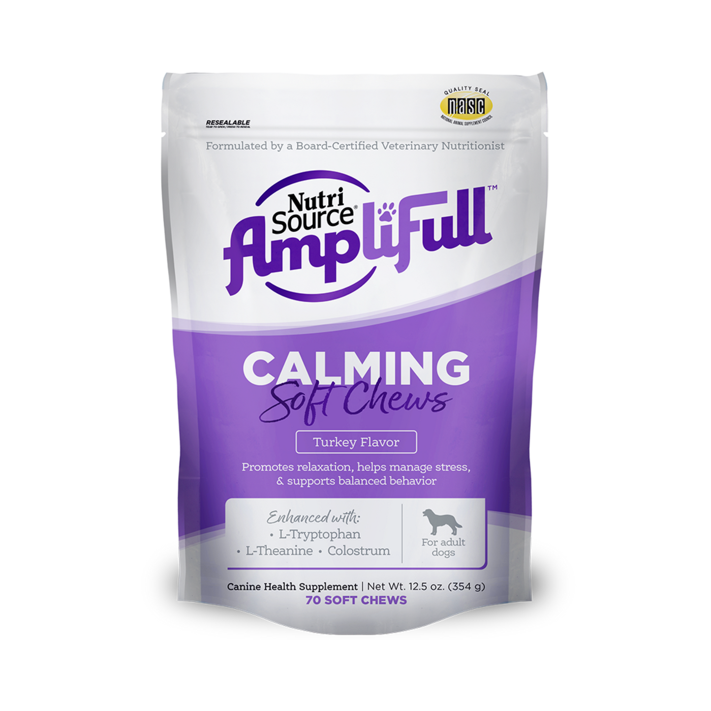 NutriSource Soft Chew Calming Supplement Calming Canine Health Supplements