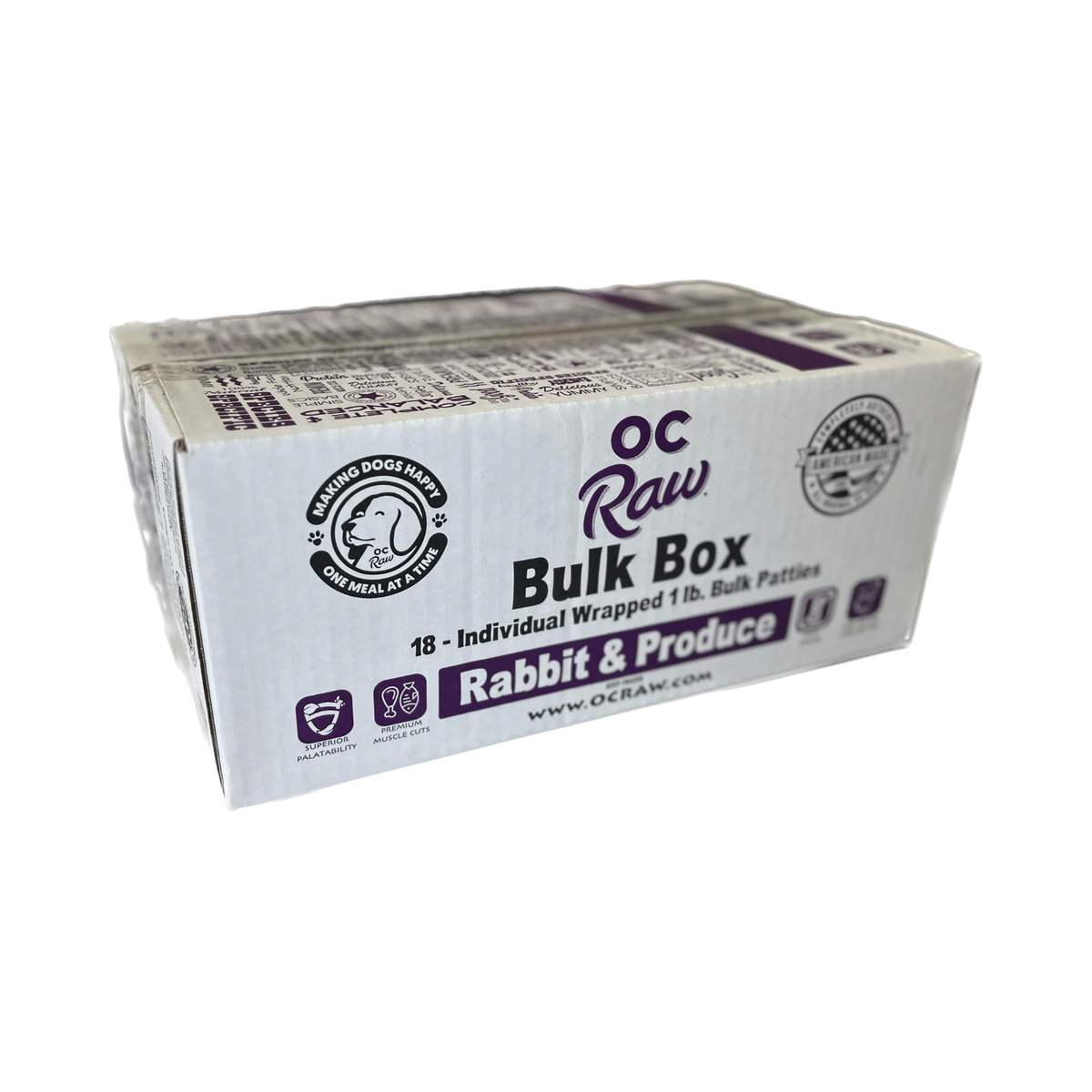 OC Raw Rabbit & Produce Bulk Box