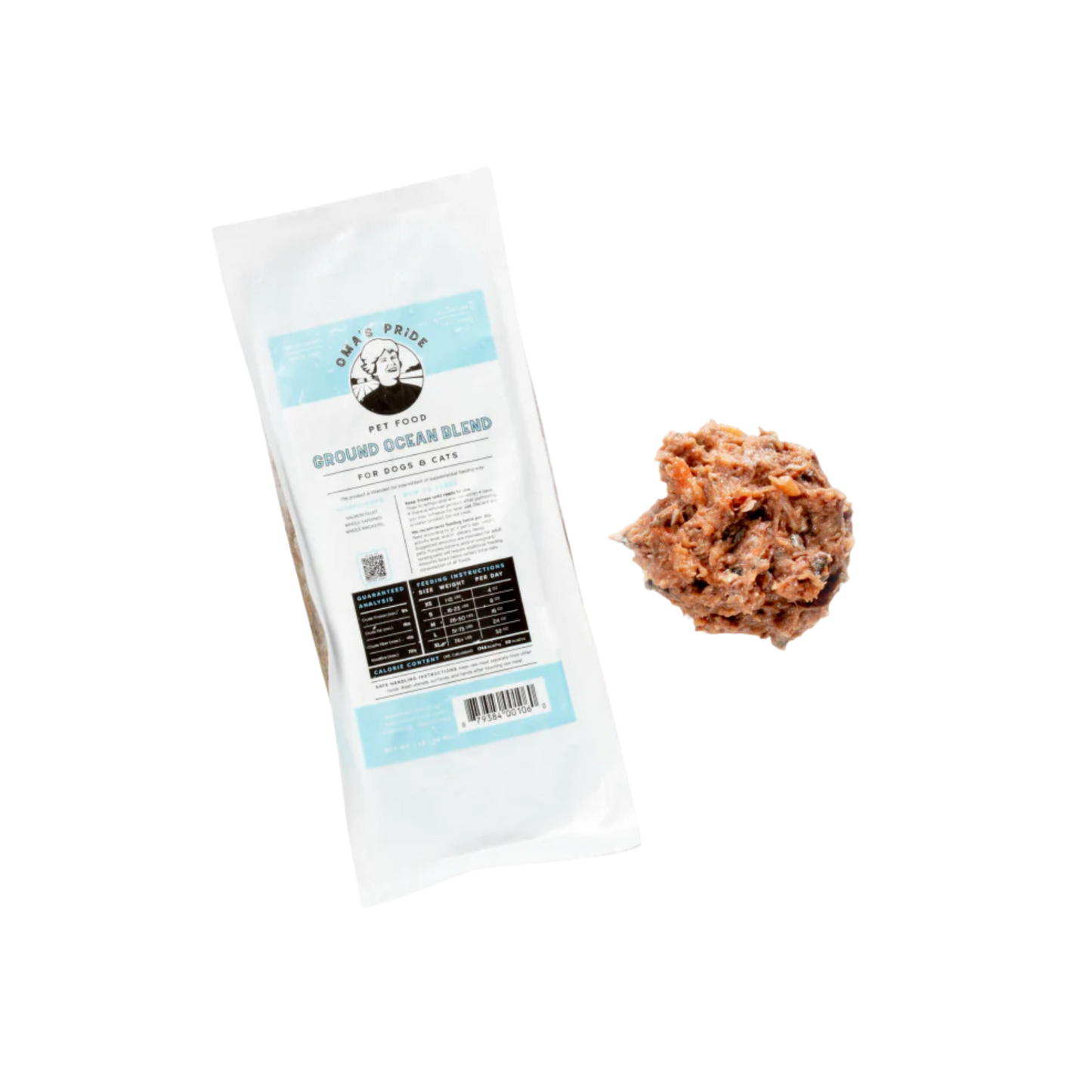 Oma's Pride Ground Ocean Blend for Dogs & Cats