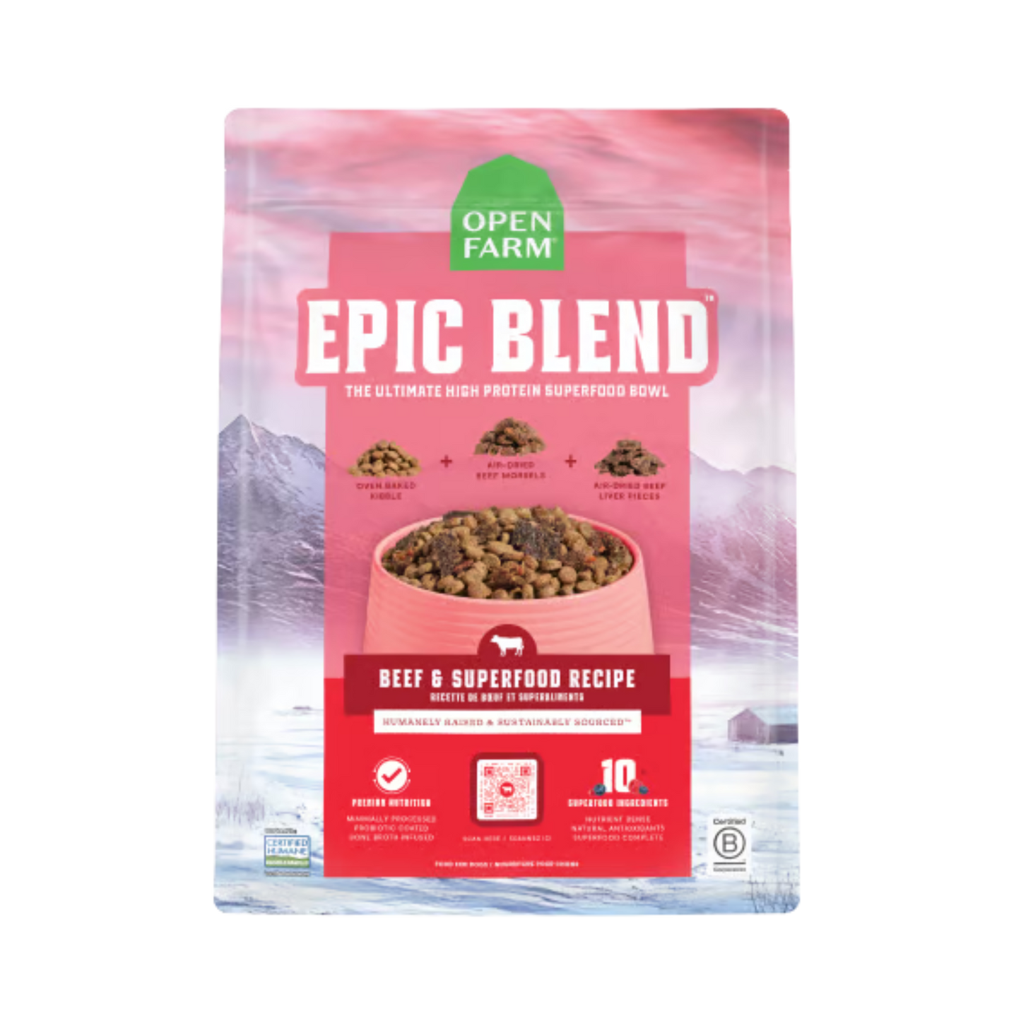 Open Farm Epic Blend Beef & Superfood Dry Dog Food