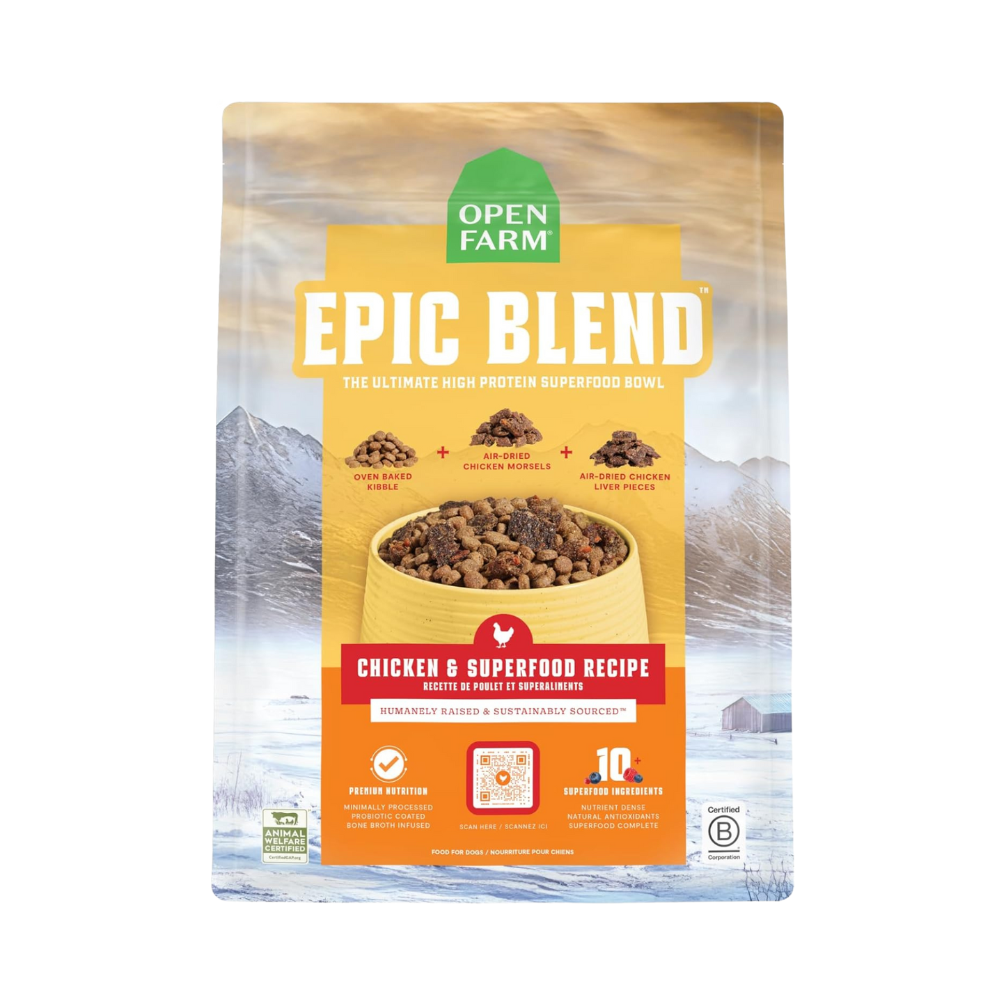 Open Farm Epic Blend Chicken & Superfood Dry Dog Food