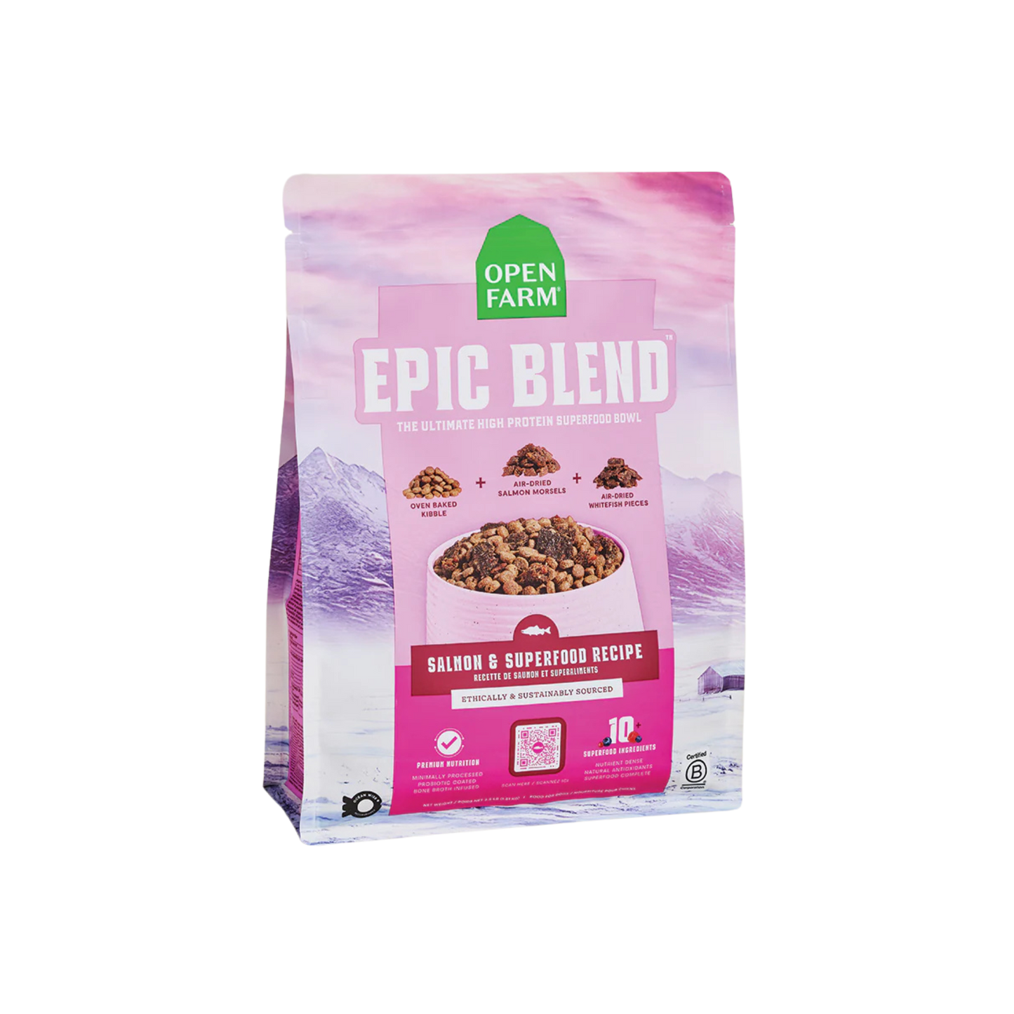 Open Farm Epic Blend Salmon & Superfood Dry Dog Food