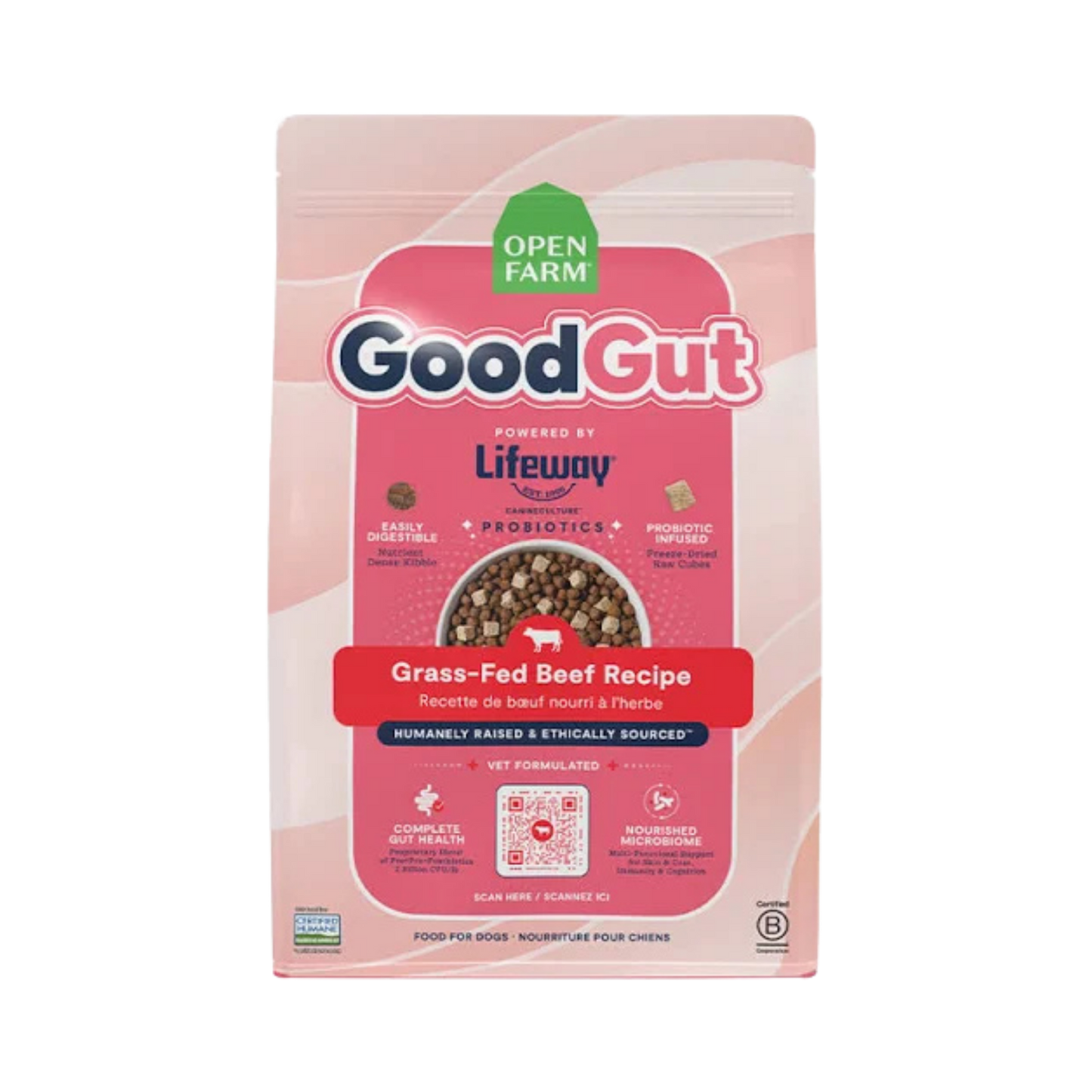 Open Farm GoodGut Grass-Fed Beef Dry Dog Food