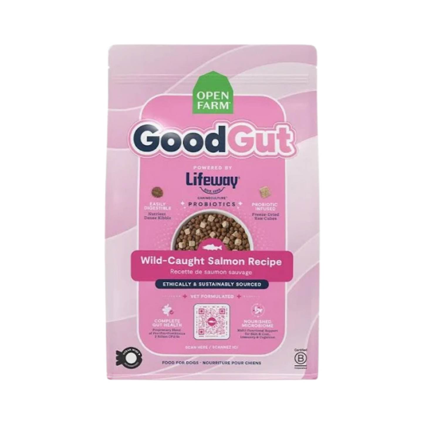 Open Farm GoodGut Wild-Caught Salmon Dry Dog Food