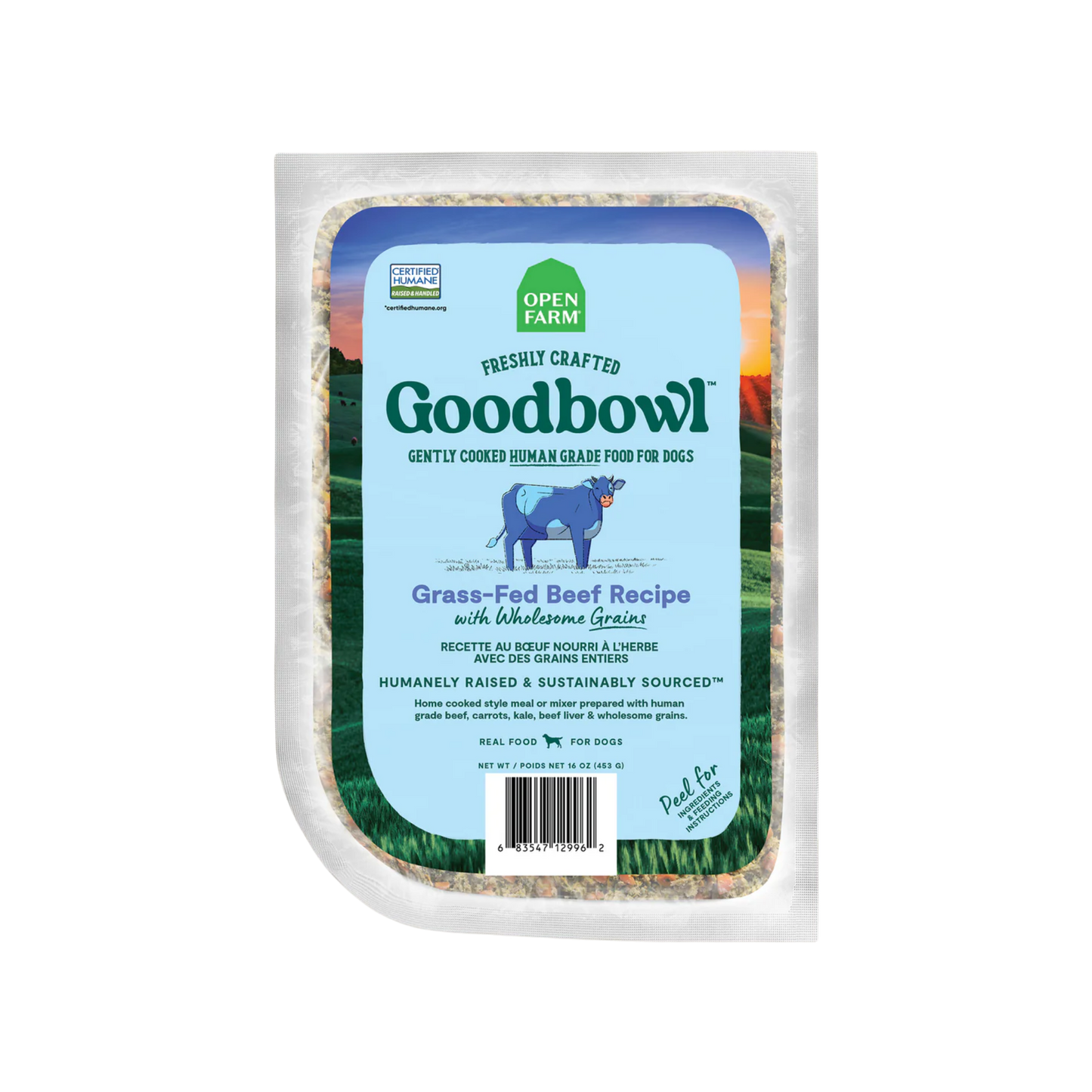 Open Farm Goodbowl Grass-Fed Beef Gently Cooked Food for Dogs