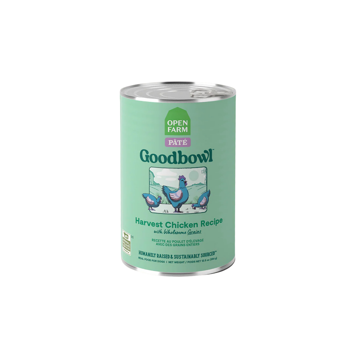 Open Farm Goodbowl Harvest Chicken Pâté Wet Dog Food, 12.5oz