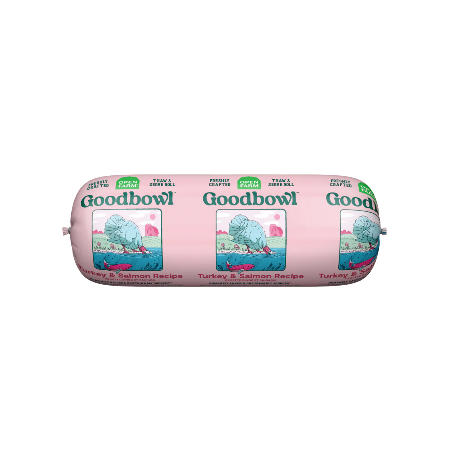 Open Farm Goodbowl Turkey & Salmon Freshly Crafted Roll for Dogs