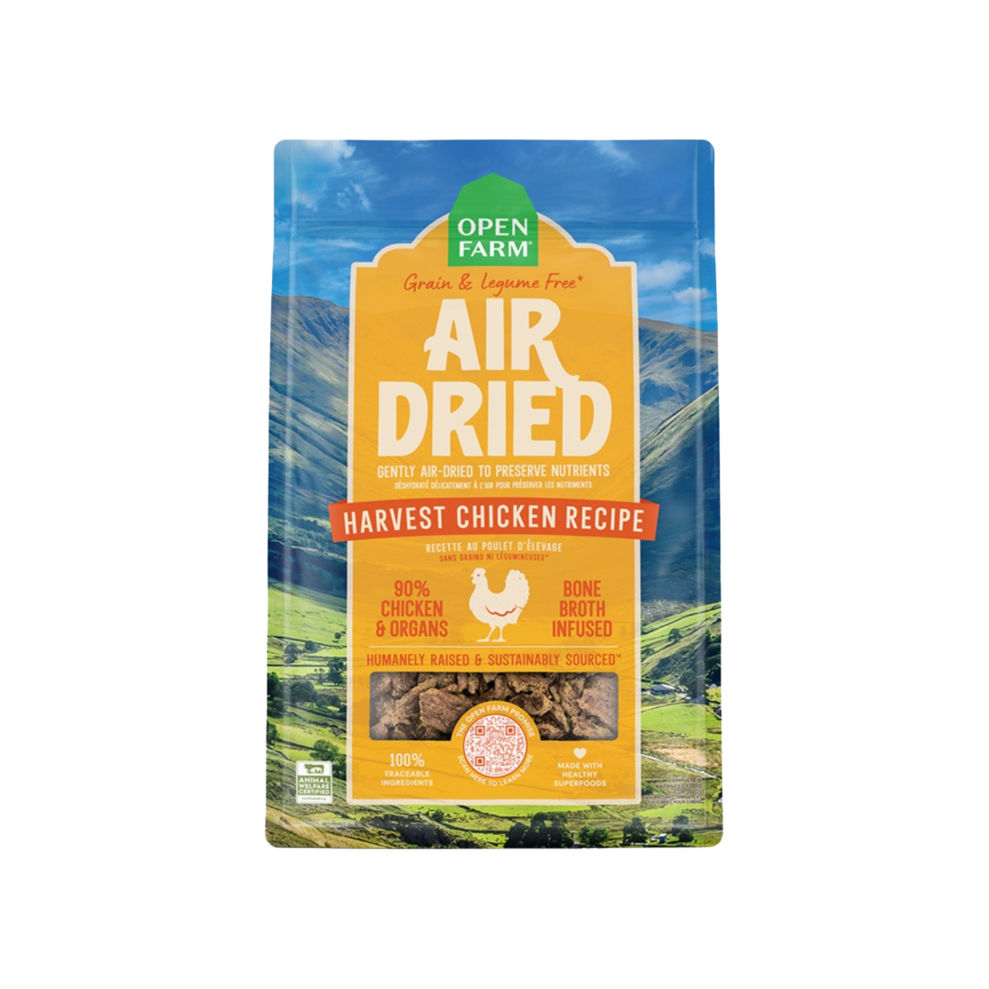 Open Farm Harvest Chicken Air-Dried Recipe for Dogs