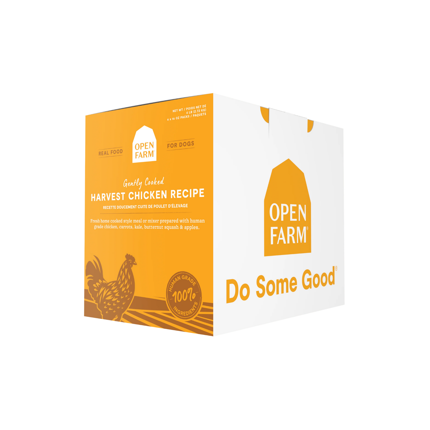 Open Farm Harvest Chicken Grain-Free Freshly Crafted Dog Food Bulk Box