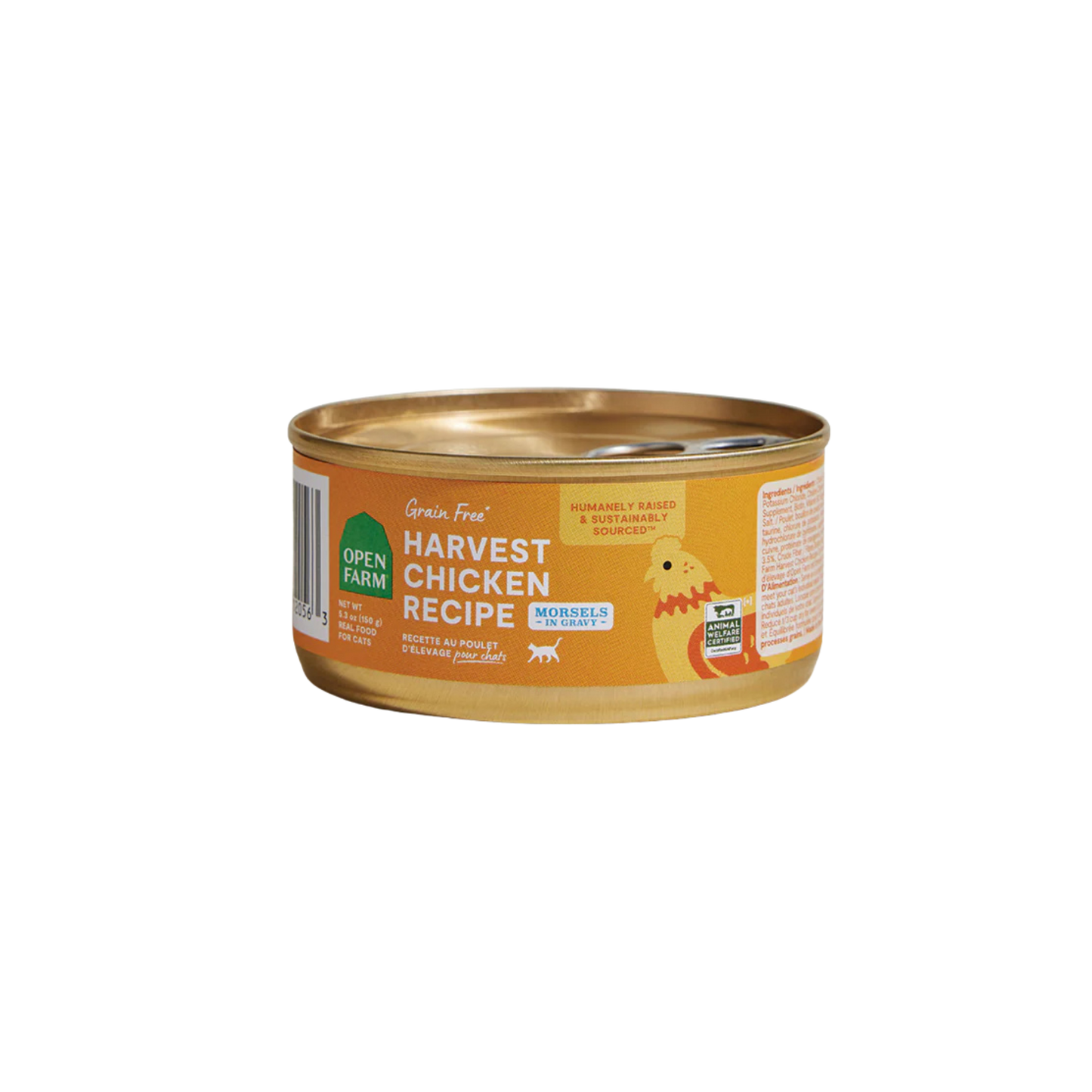 Open Farm Harvest Chicken Morsels in Gravy for Cats