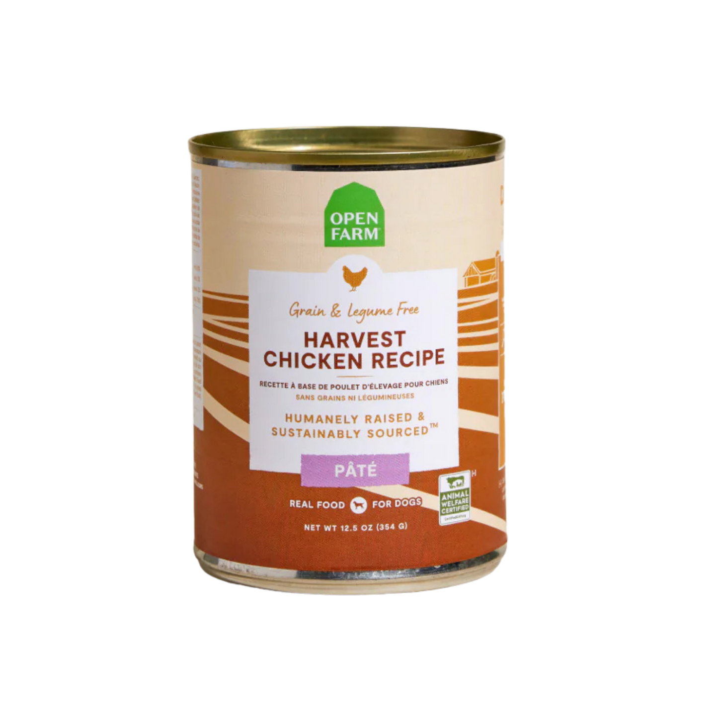 Open Farm Harvest Chicken Pâté for Dogs, 12.5oz