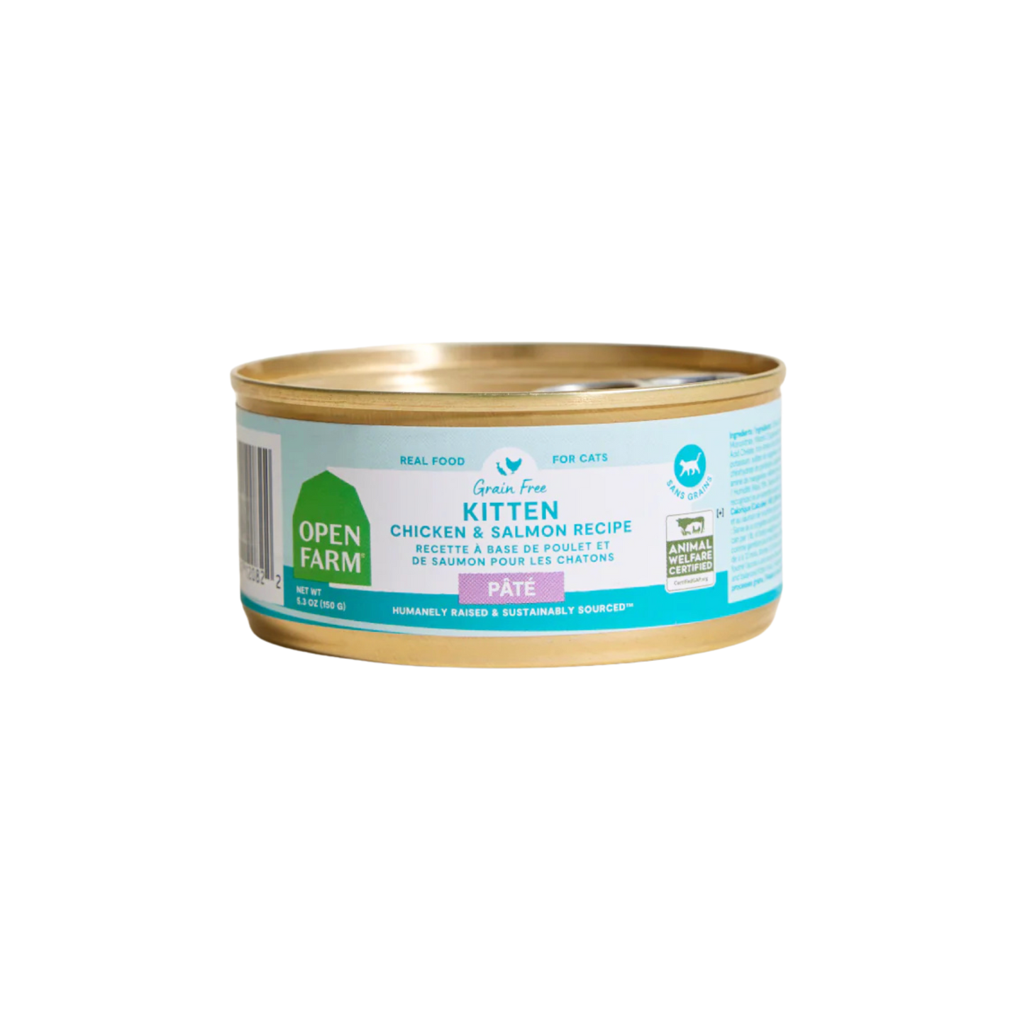 Open Farm Kitten Chicken & Salmon Pâté for Cats
