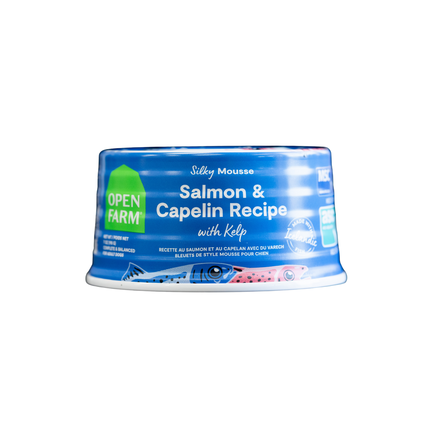 Open Farm Silky Mousse Salmon & Capelin Recipe with Kelp