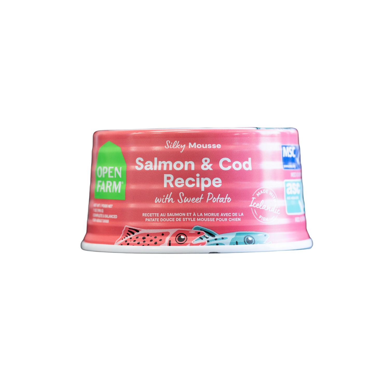 Open Farm Silky Mousse Salmon & Cod Recipe with Sweet Potato