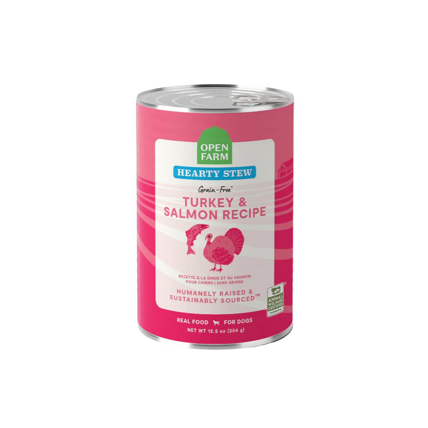 Open Farm Turkey & Salmon Hearty Stew Wet Dog Food
