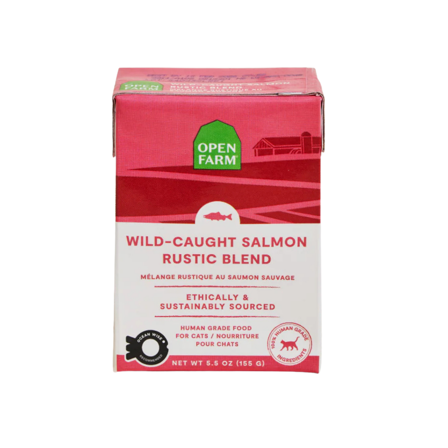 Open Farm Wild-Caught Salmon Rustic Blend Wet Cat Food