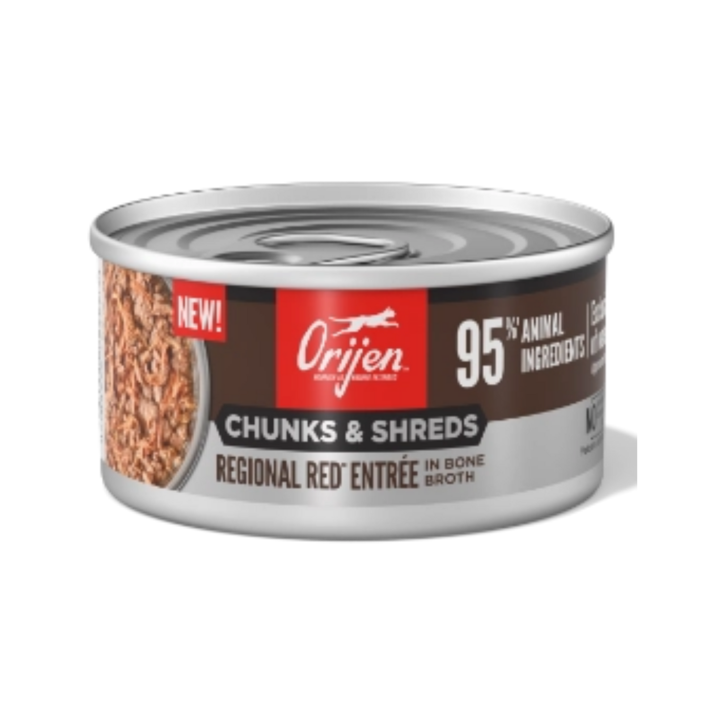 Orijen Chunks & Shreds, Regional Red Entrée Wet Cat Food