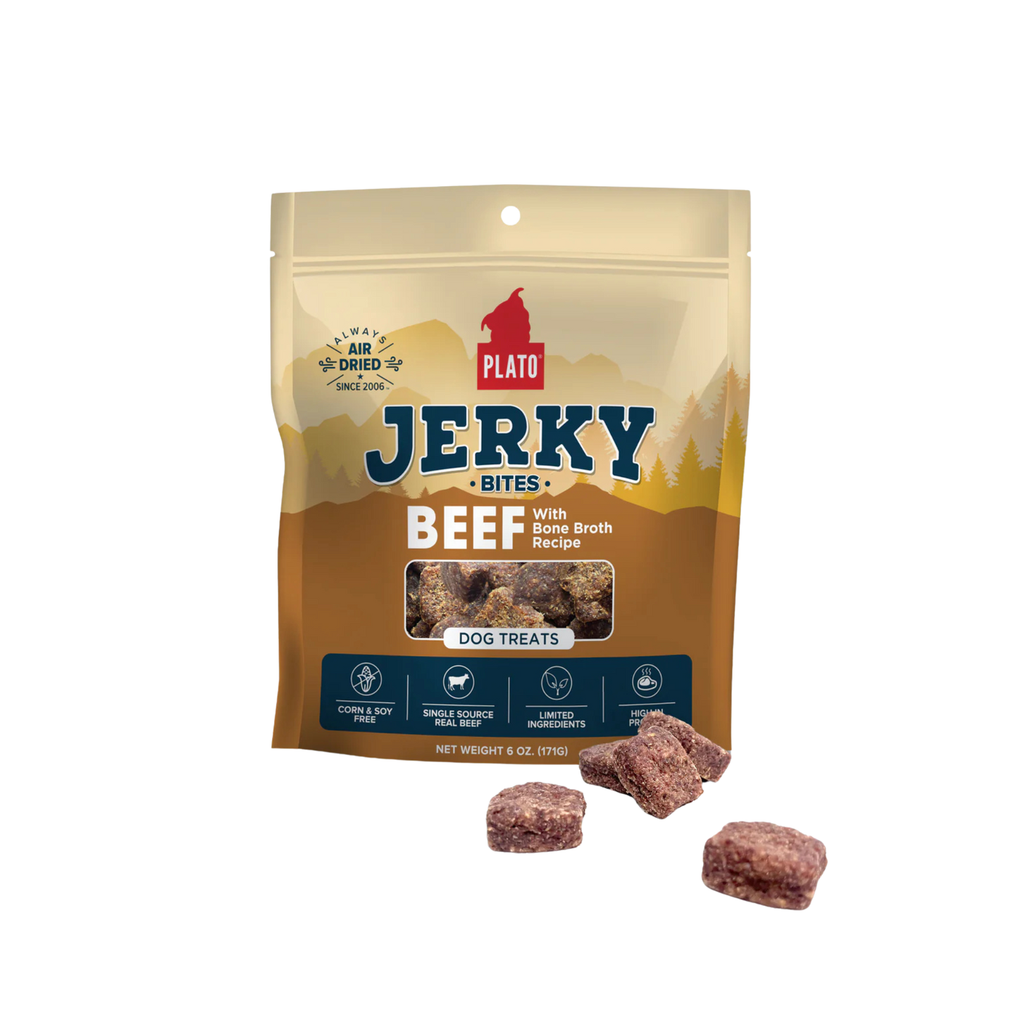 Plato Beef with Bone Broth Jerky Bites