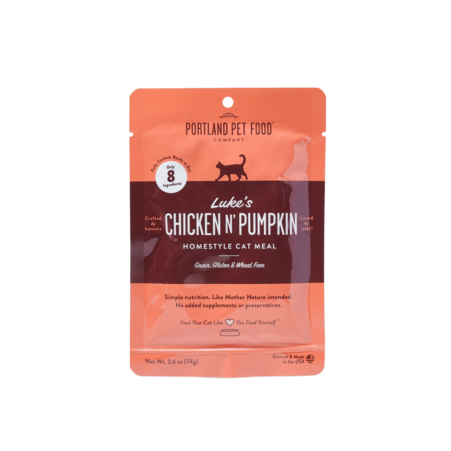 Portland Pet Food Company Luke's Chicken N' Pumpkin for Cats