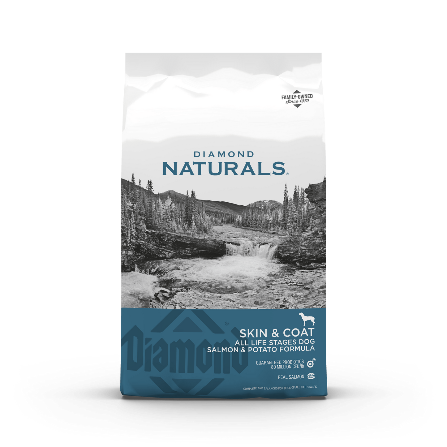 Diamond Naturals Skin & Coat All Life Stages Dog Salmon & Potato Formula - Pups & Cubs Premium Pet Food