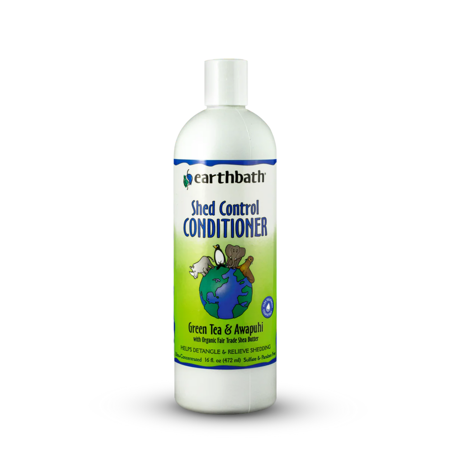 Earthbath Shed Control Conditioner: Green Tea & Awapuhi - Pups & Cubs Premium Pet Food