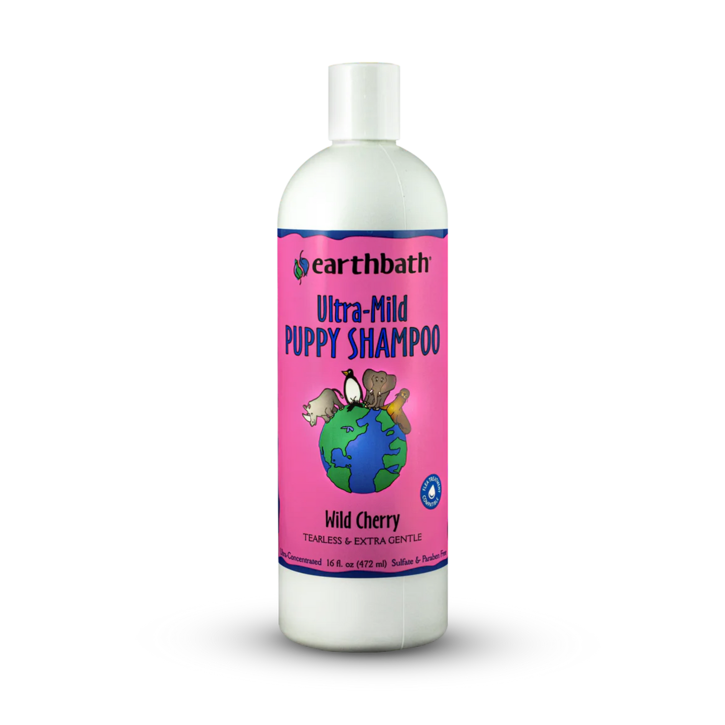 Earthbath Ultra-Mild Puppy Shampoo: Wild Cherry - Pups & Cubs Premium Pet Food