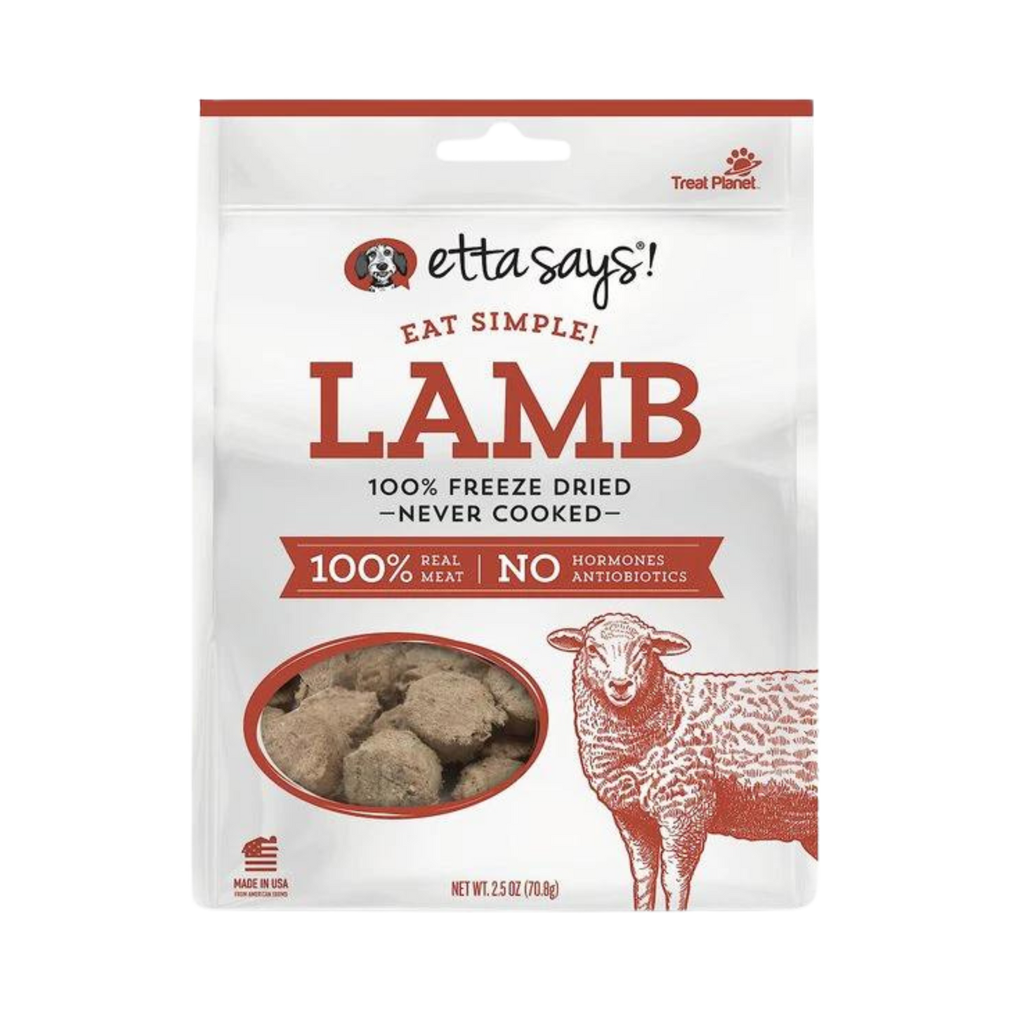 Etta Says Eat Simple Freeze Dried Lamb - Pups & Cubs Premium Pet Food