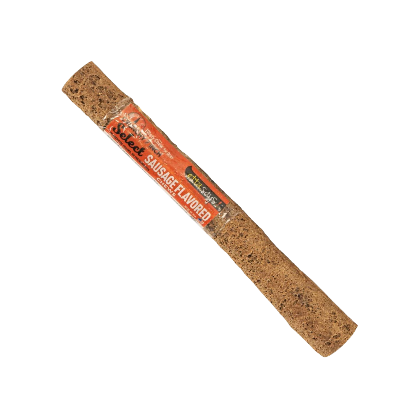 Etta Says Crunchy 7in. Select Sausage Chew - Pups & Cubs Premium Pet Food
