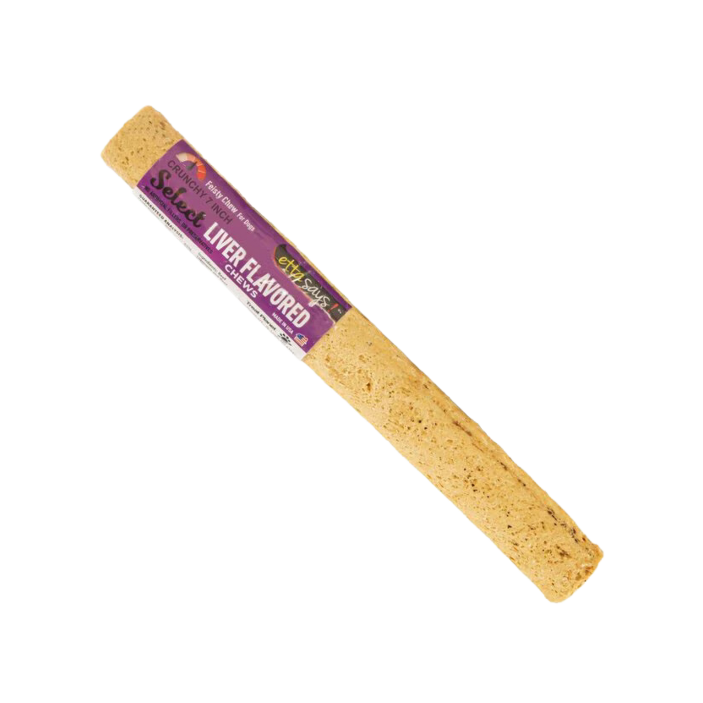 Etta Says Crunchy 7in. Select Liver Chew - Pups & Cubs Premium Pet Food