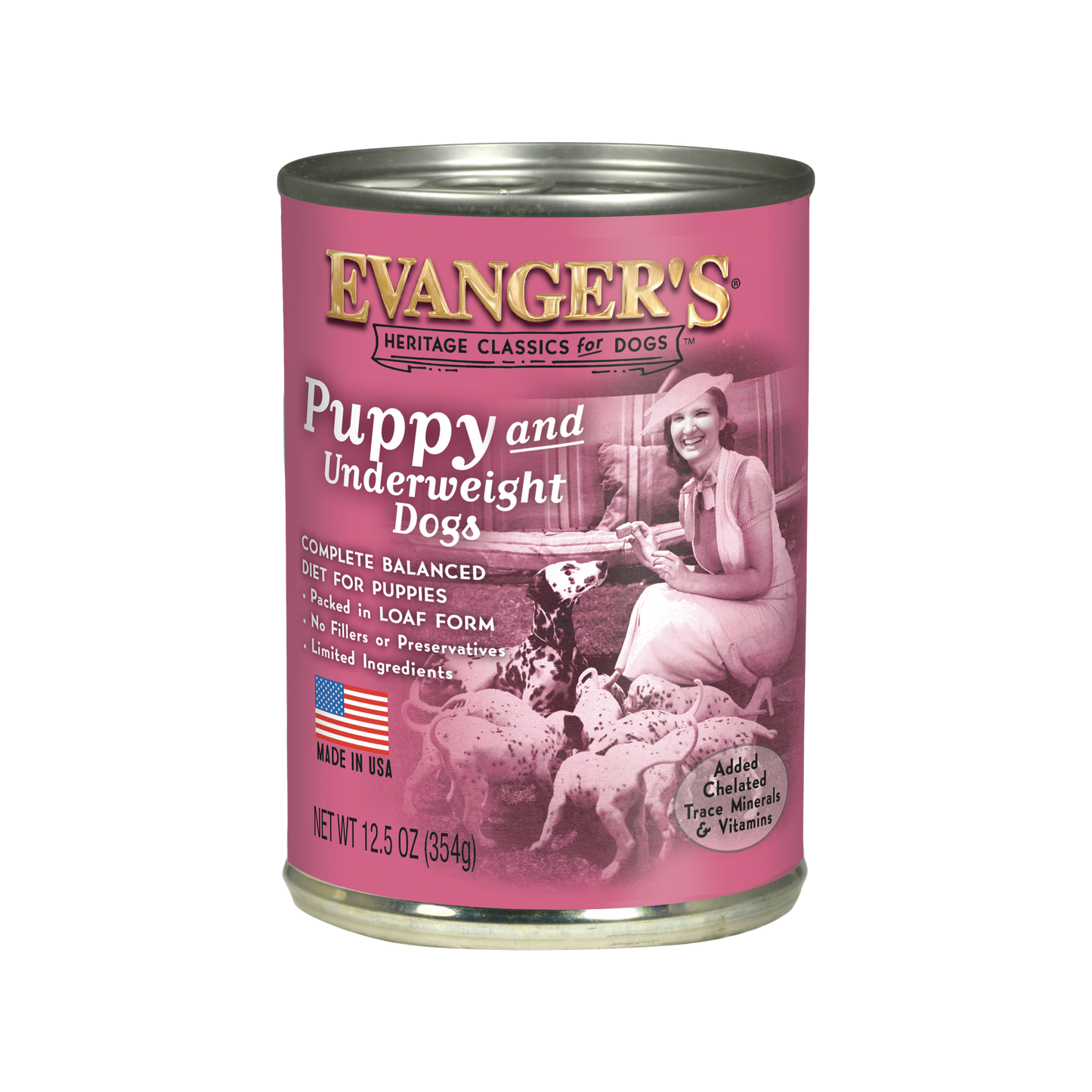 Evanger's Heritage Classic Puppy Food - Pups & Cubs Premium Pet Food