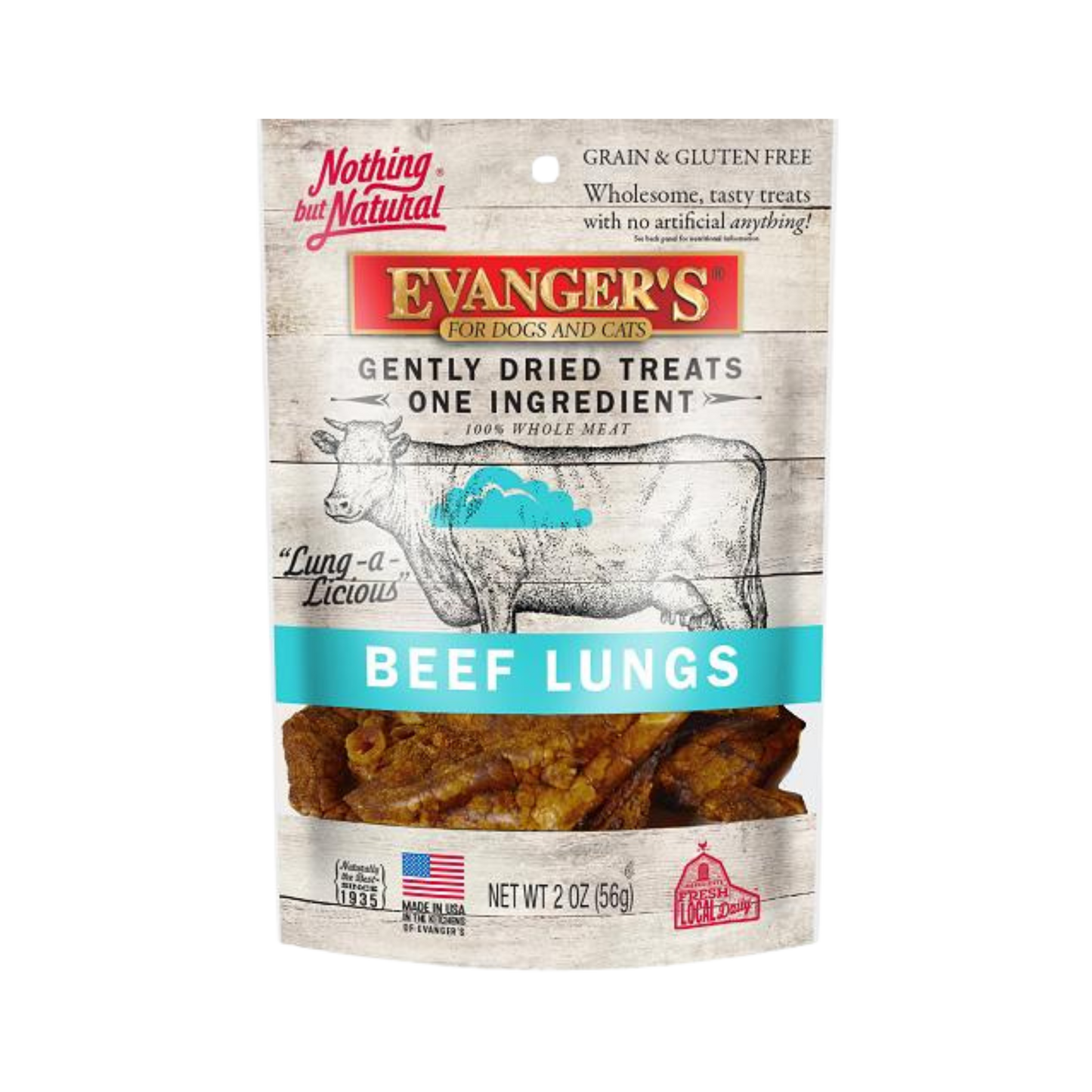 Evanger's Gently Dried Beef Lungs