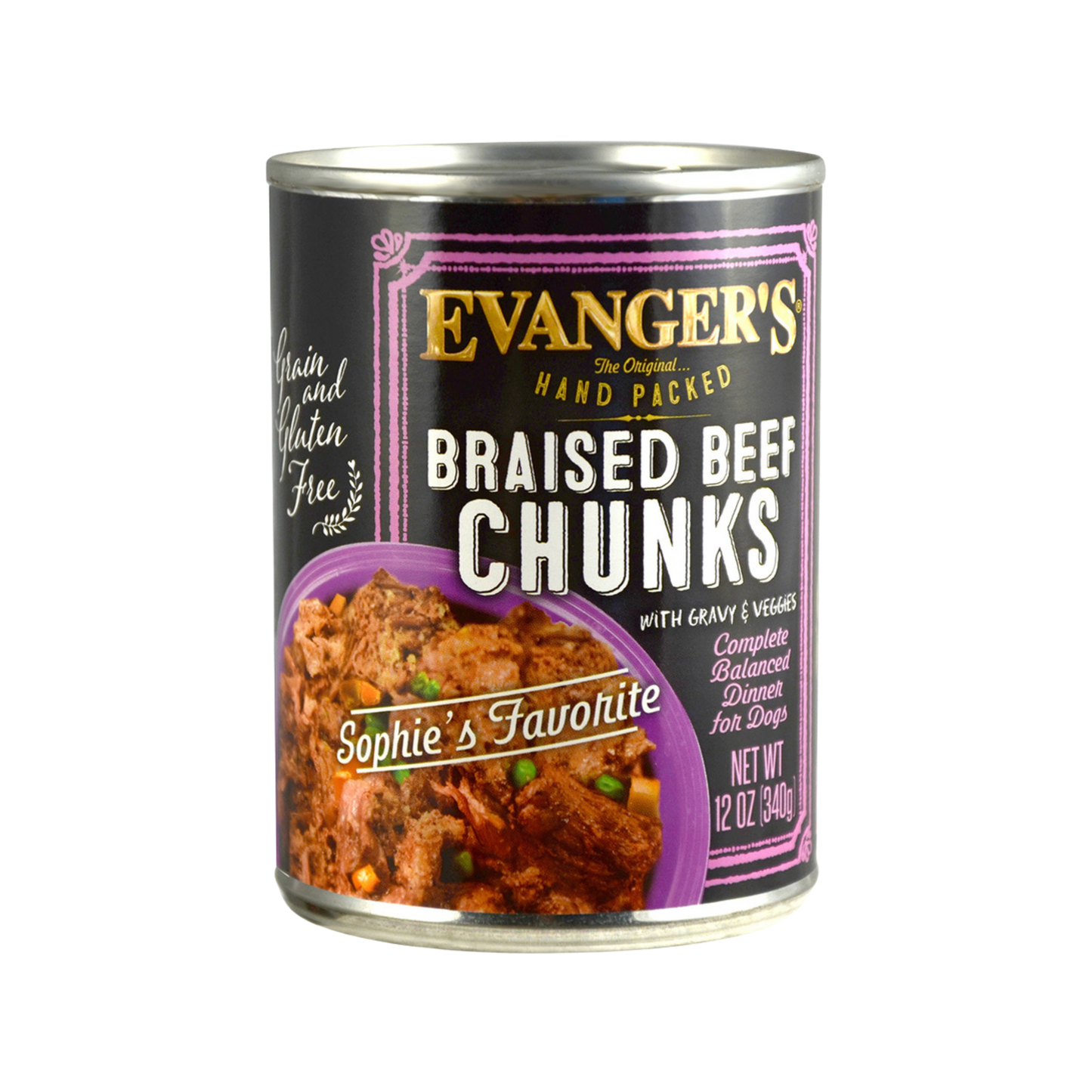 Evanger's Braised Beef Chunks with Gravy