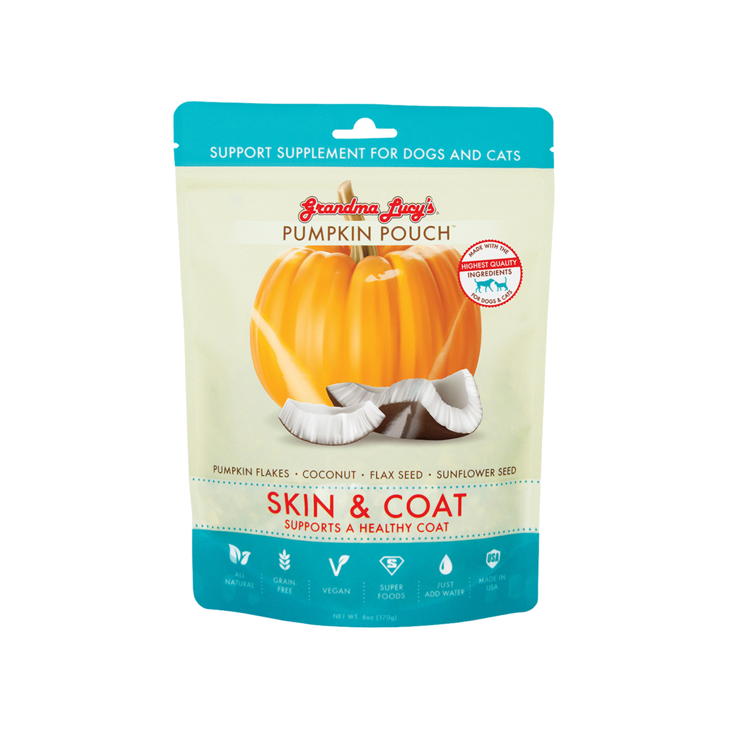 Grandma Lucy's Pumpkin Pouch Skin & Coat