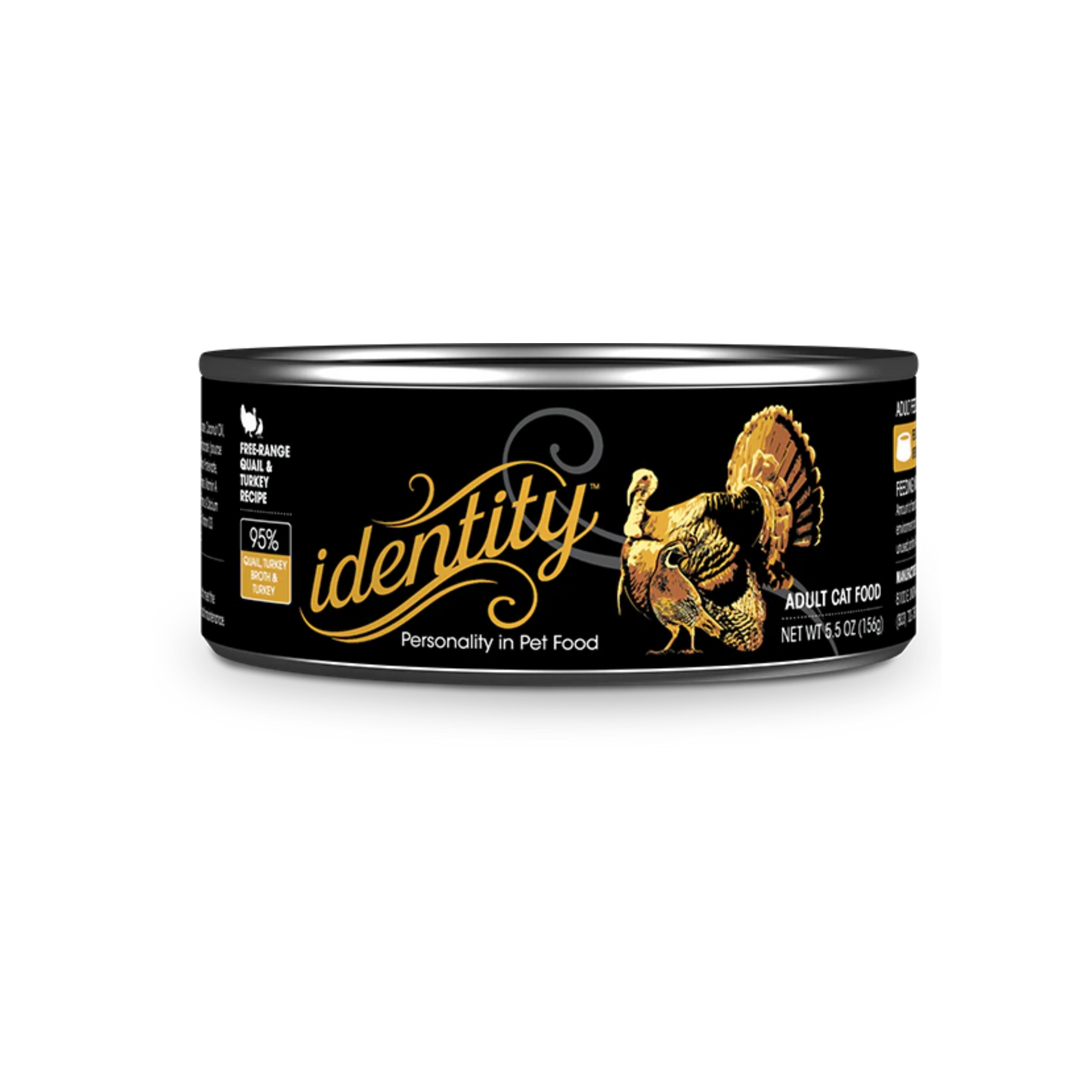 Identity Free-Range Quail, Turkey Broth & Turkey Pâté Wet Cat Food