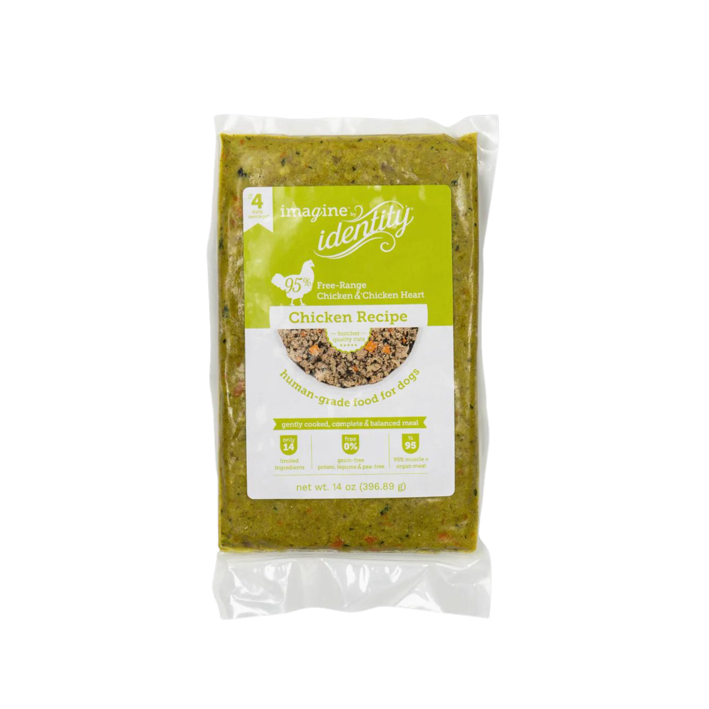 Identity imagine 95% Chicken Gently Cooked Dog Food Recipe