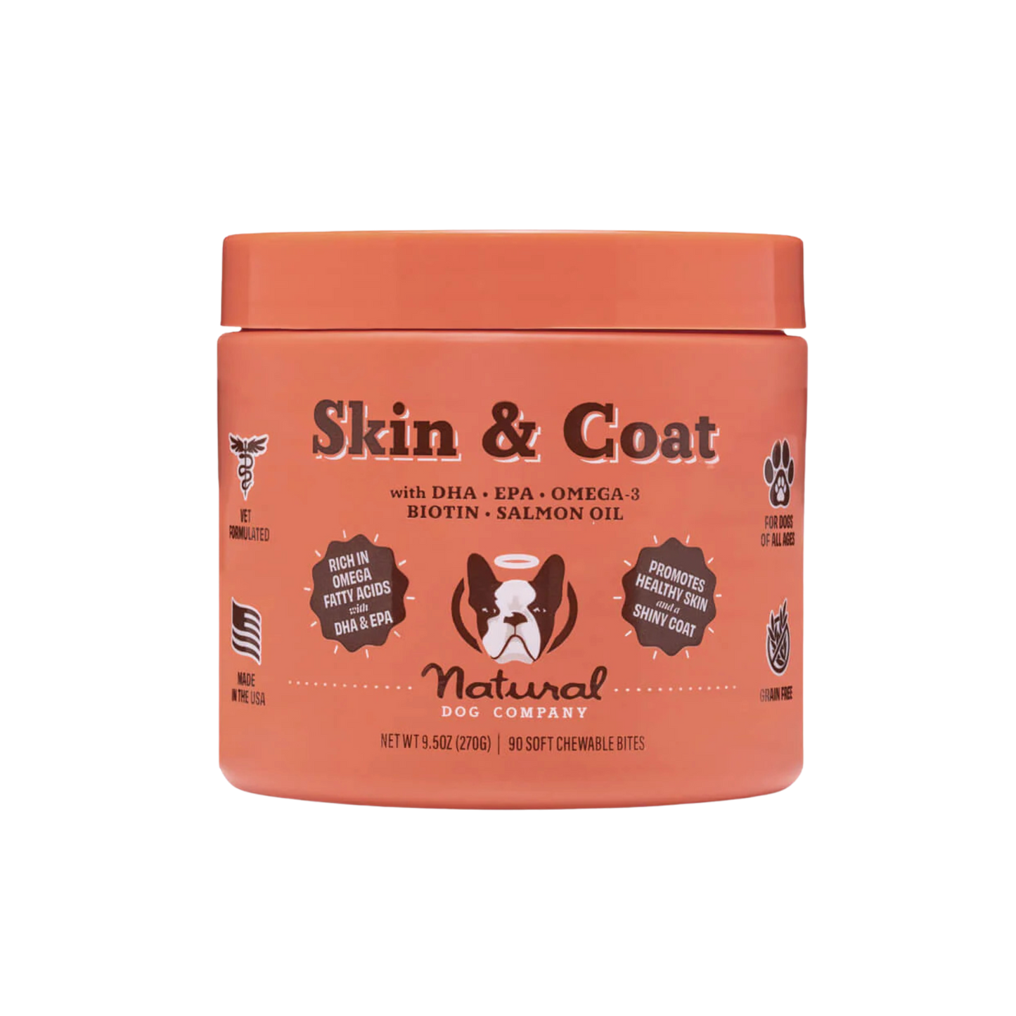 Natural Dog Skin & Coat Supplement