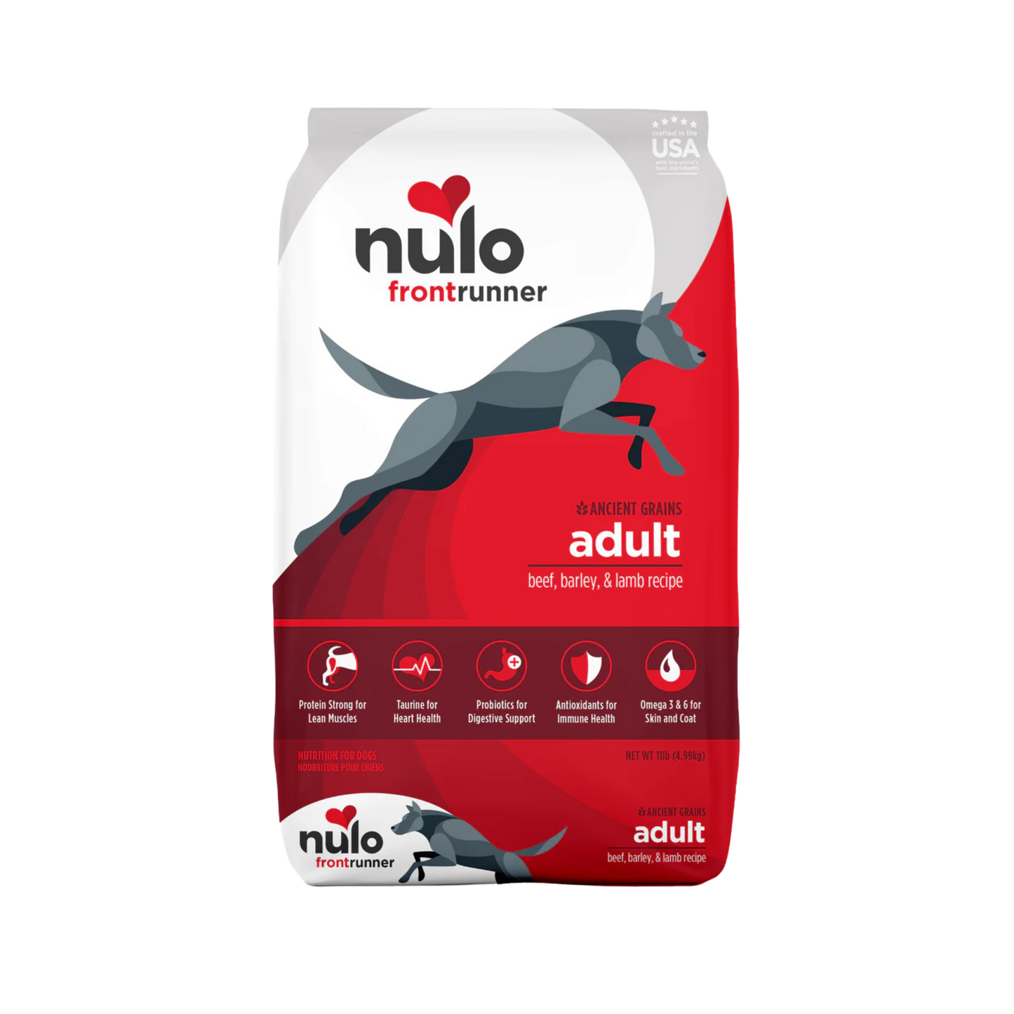 Nulo Frontrunner High-Protein Kibble Beef, Barley & Lamb Recipe