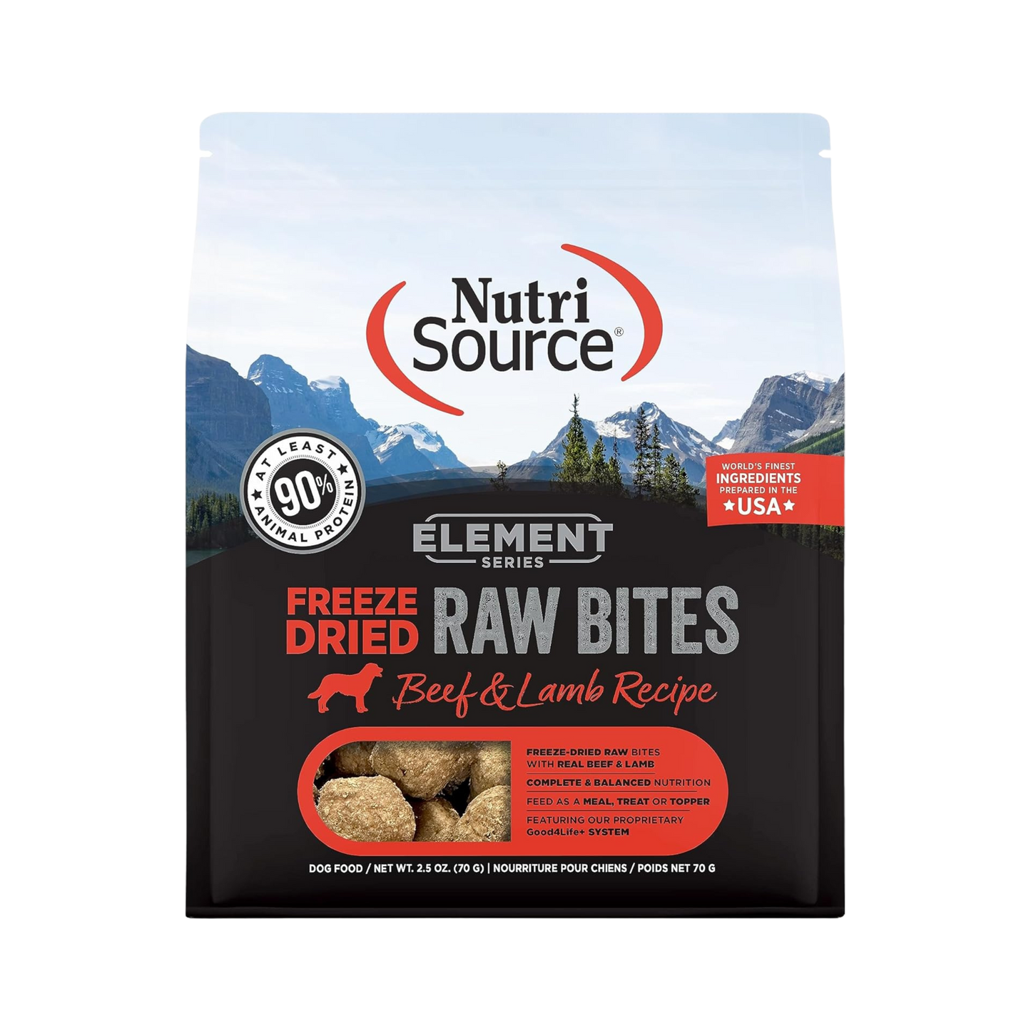 NutriSource Element Series Freeze-Dried Raw Bites