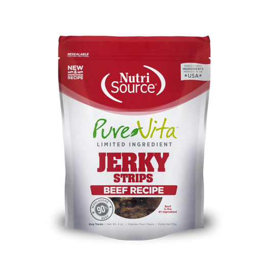 NutriSource PureVita Limited Ingredient Jerky Strips