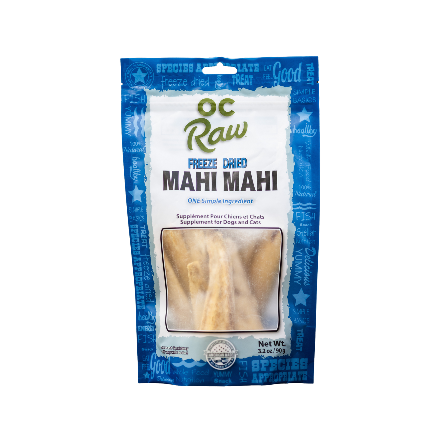 OC Raw Freeze Dried Mahi Mahi Dog & Cat Treats