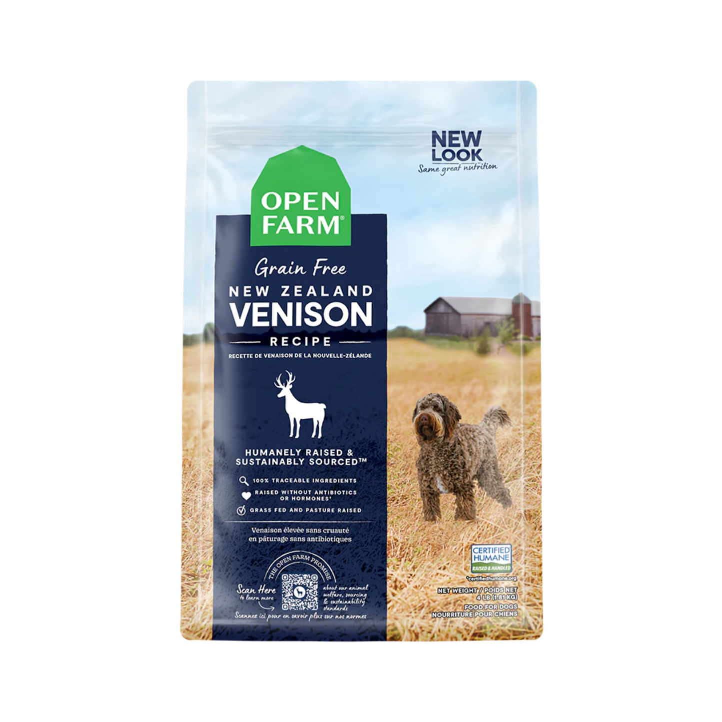 Open Farm New Zealand Venison Grain-Free Dry Dog Food