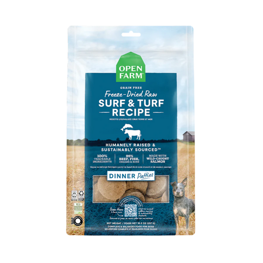 Open Farm Freeze Dried Raw Patties for Dogs