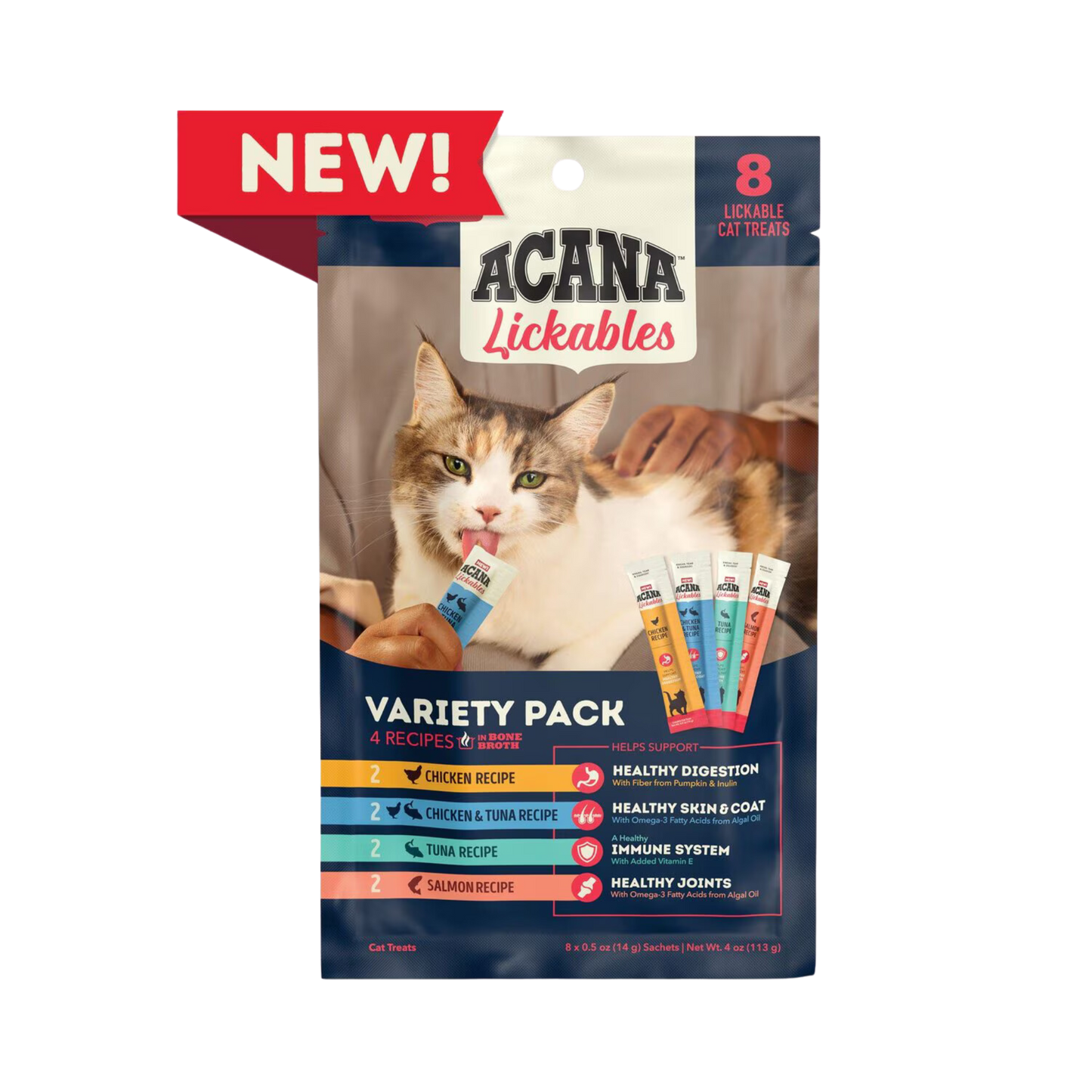 Acana Lickables, Variety Pack Cat Treats