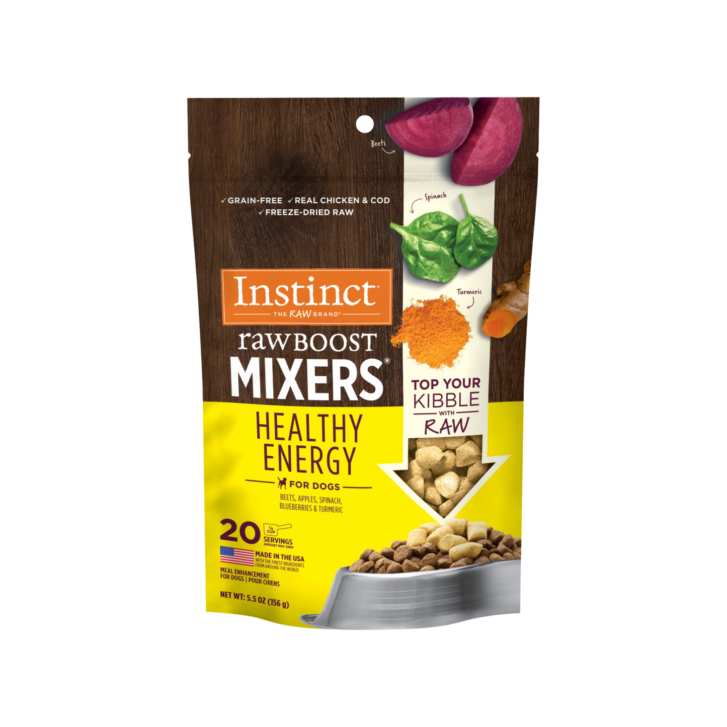 Instinct Raw Boost Mixers Healthy Energy for Dogs